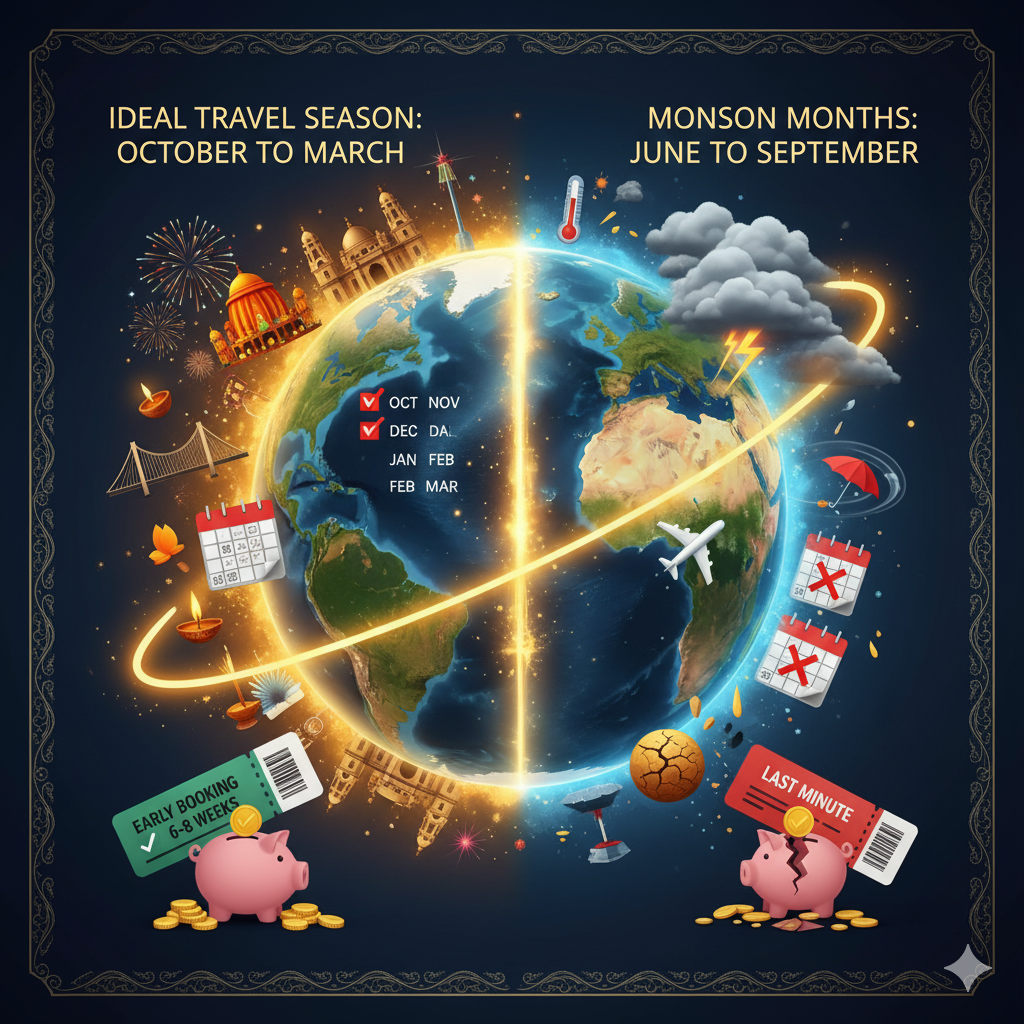 best time to book cheap london to kolkata flights